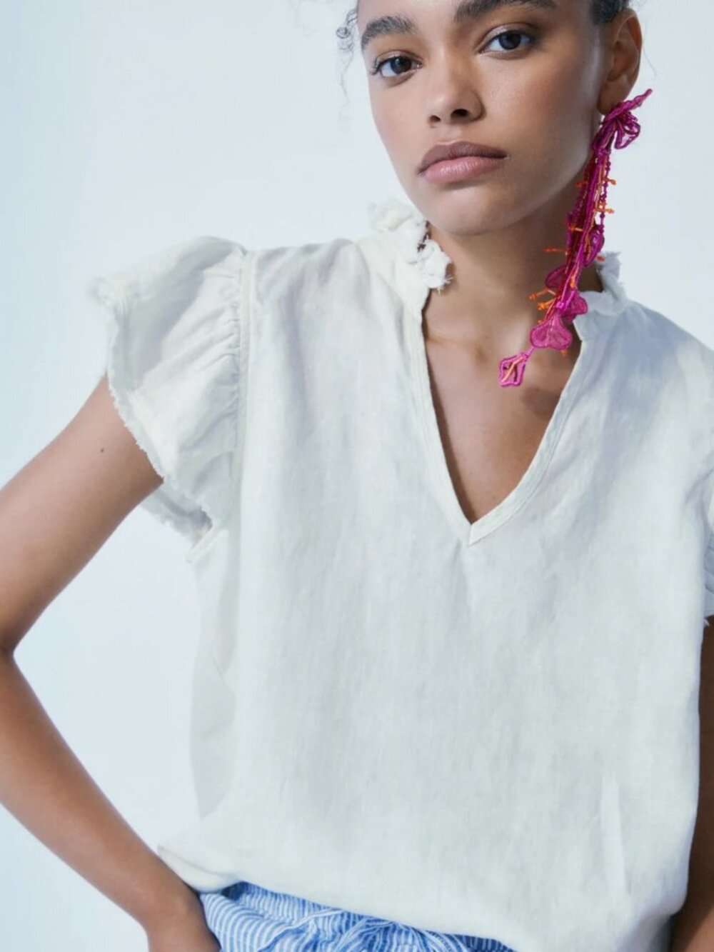 Melissa Nepton Linen Top